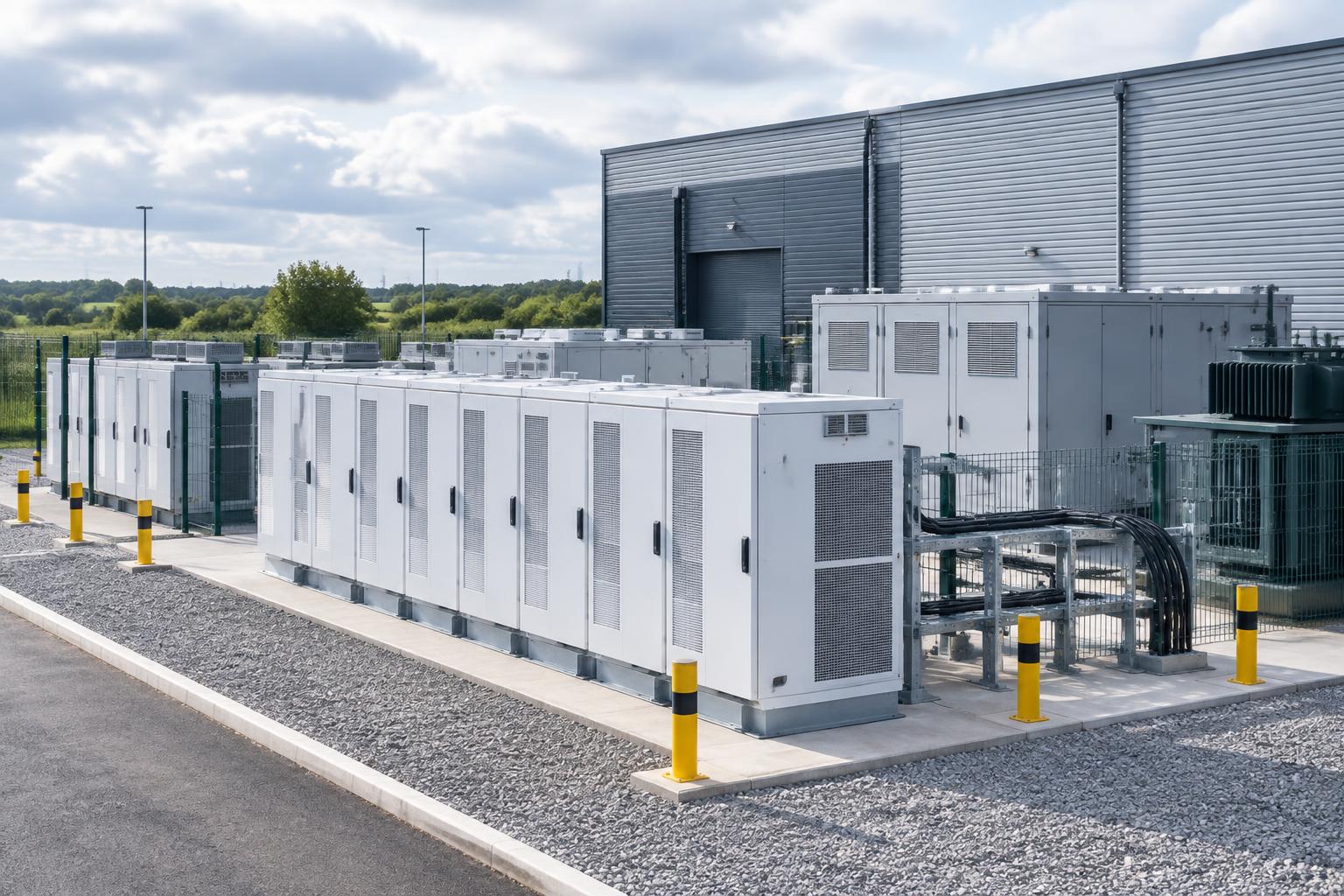 Commercial battery energy storage installation
