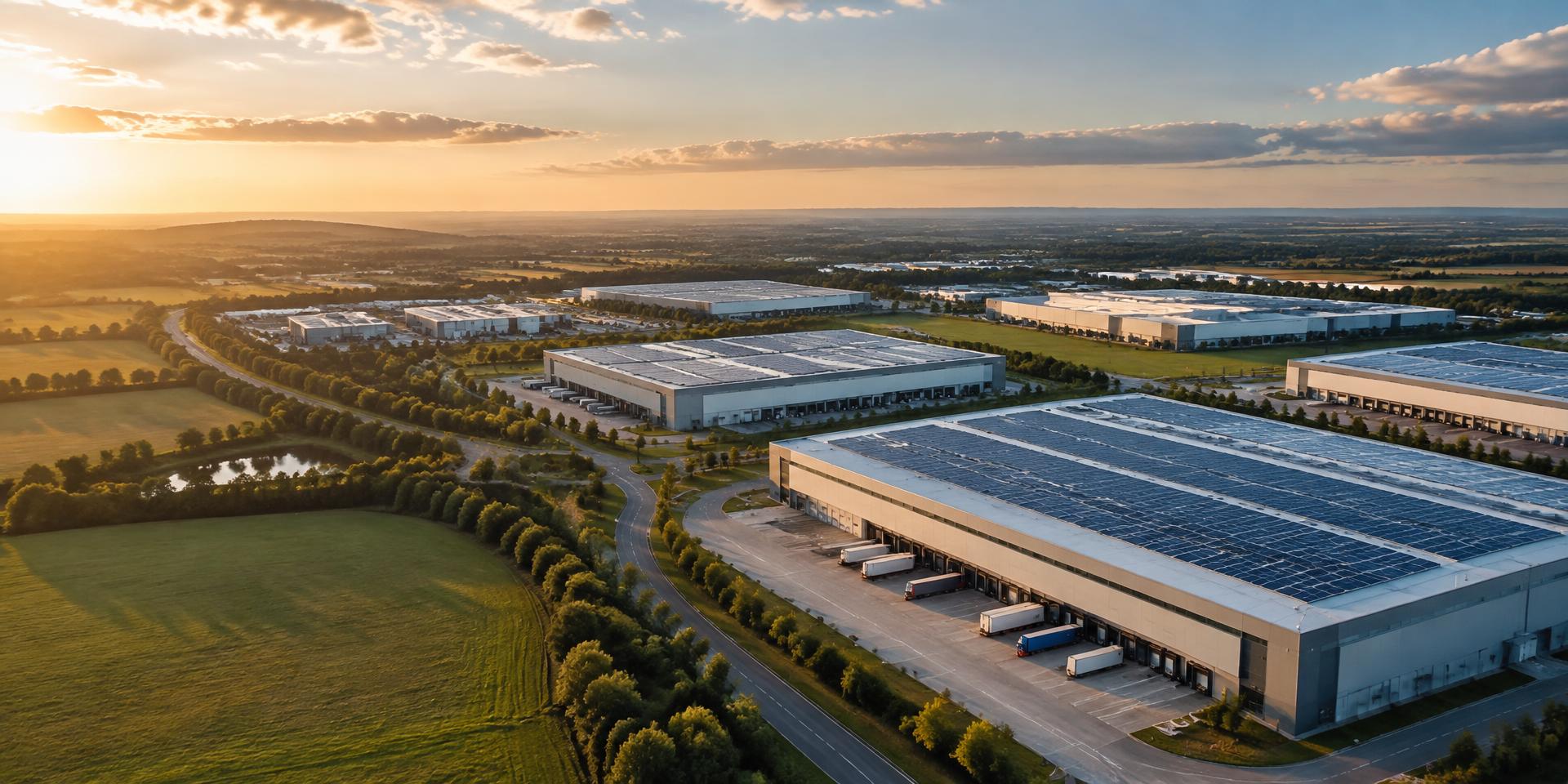 Commercial property portfolio with rooftop solar infrastructure
